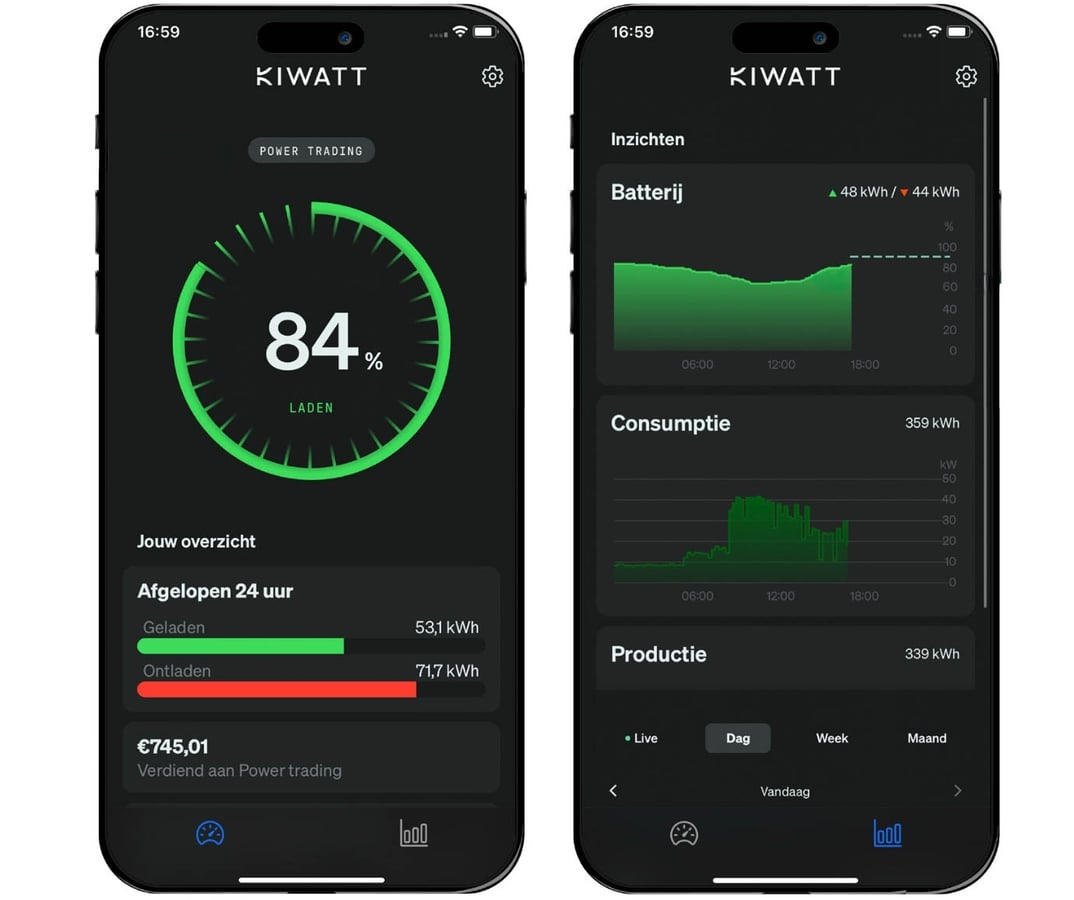 screenshot app bewerkt